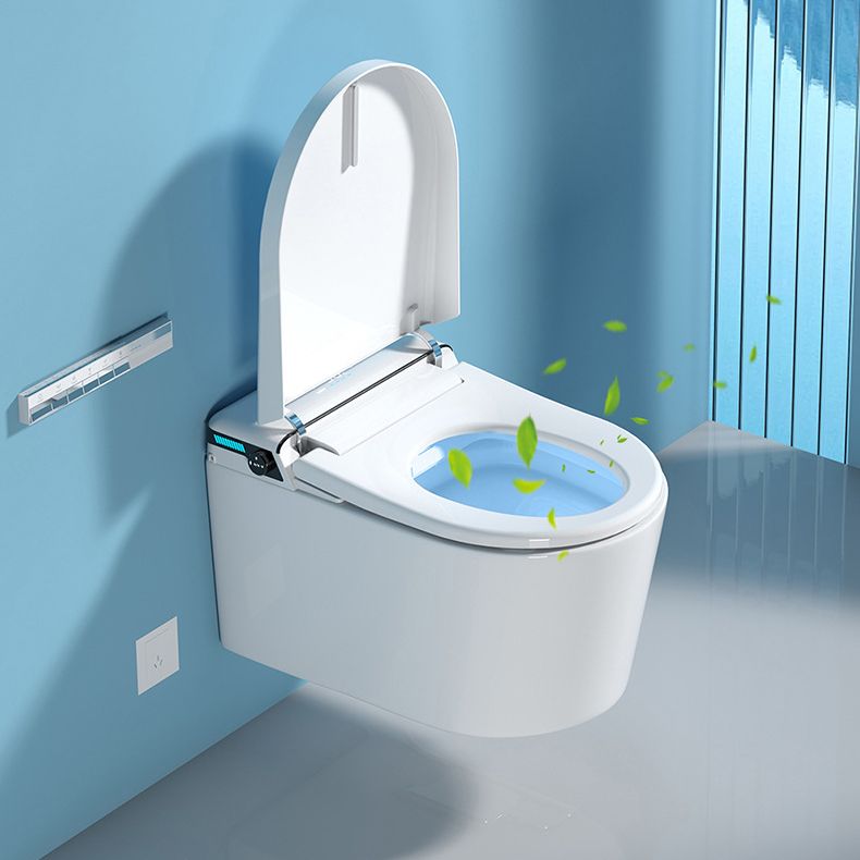 Modern Wall Mount Toilet All-In-One ABS Single Flush Toilet Bowl