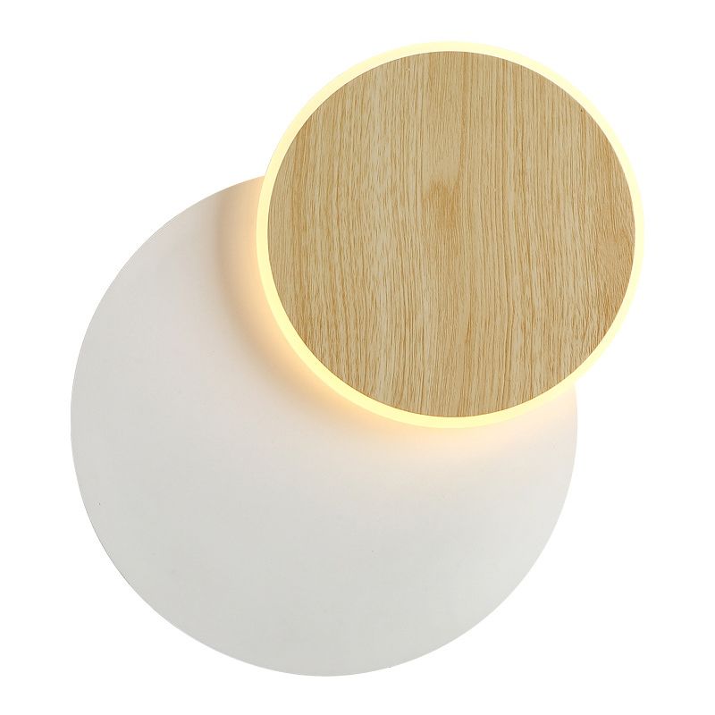 Finitura in legno Mobile sfumatura da muro da parete Minimalist LED SCONCE LUCE PER LAVOGLIA