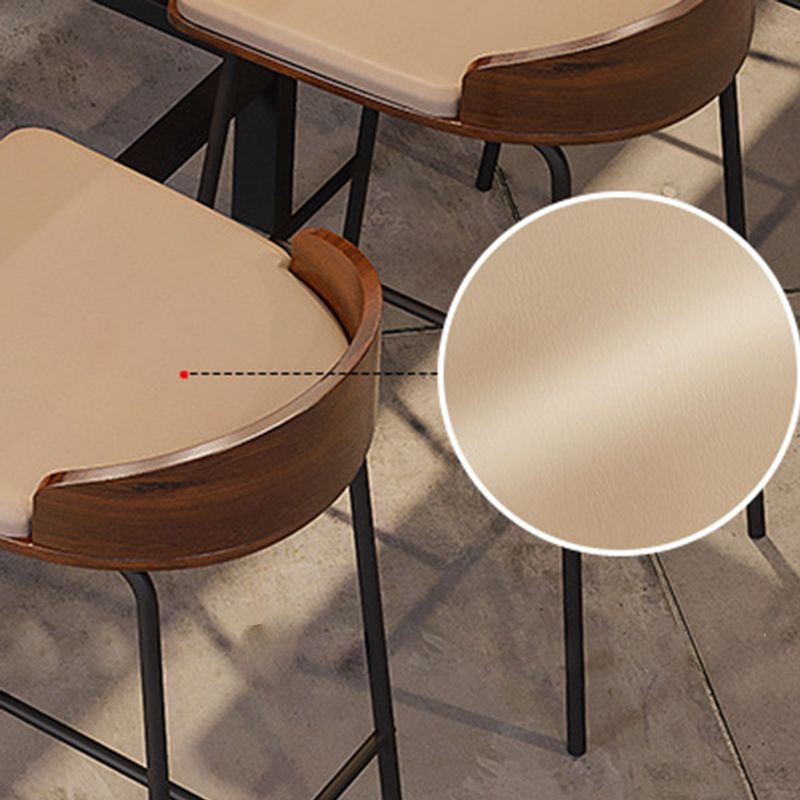 1/5/9 Pieces Modern Wood Bar Table Set Counter Table with Upholstered Stools