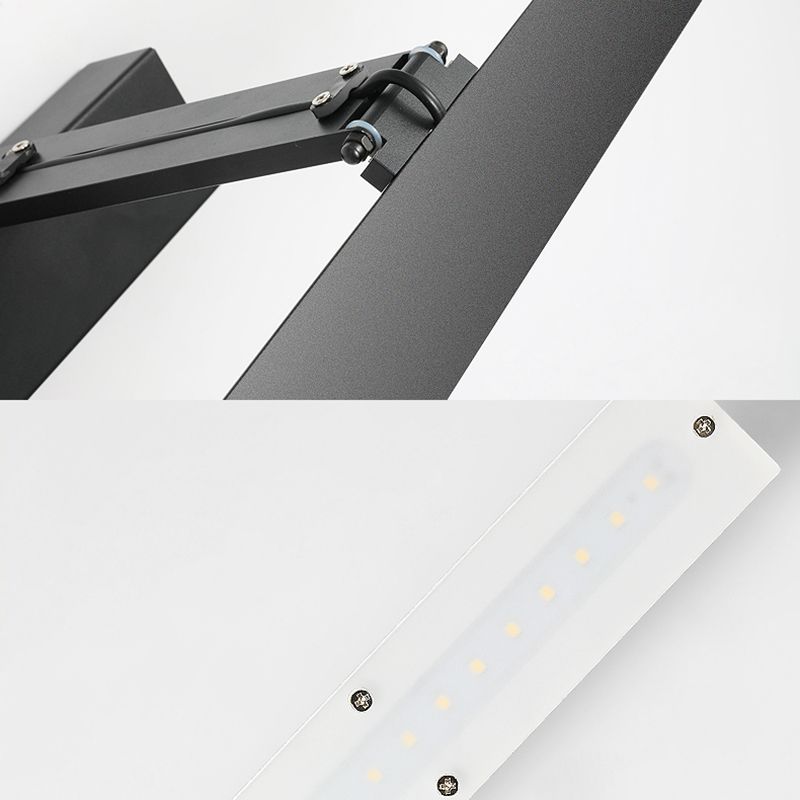 Modern Minimalist Style Ultra-thin Vanity Wall Light Fixtures Aluminum Wall Mounted Vanity Lights for Bathroom