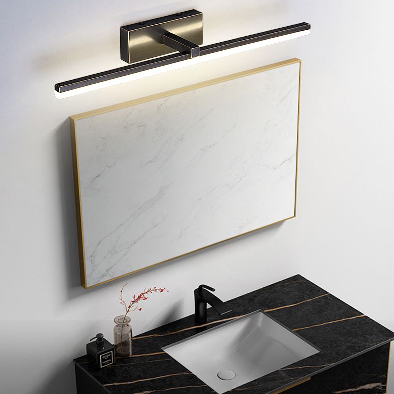 Modern Linear Vanity Sconce Lights Metal 1-Light Wall Lighting Fixture for Bathroom