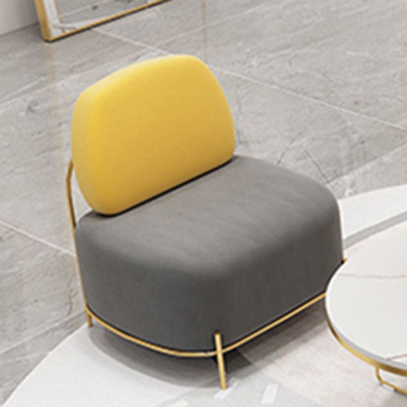 Contemporary Armless Sofa with Tight Back for Apartment Sofa