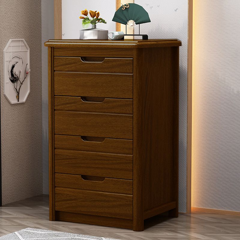 Traditional Solid Wood Lingerie Chest Soft-Close Drawers Bedroom Storage Chest