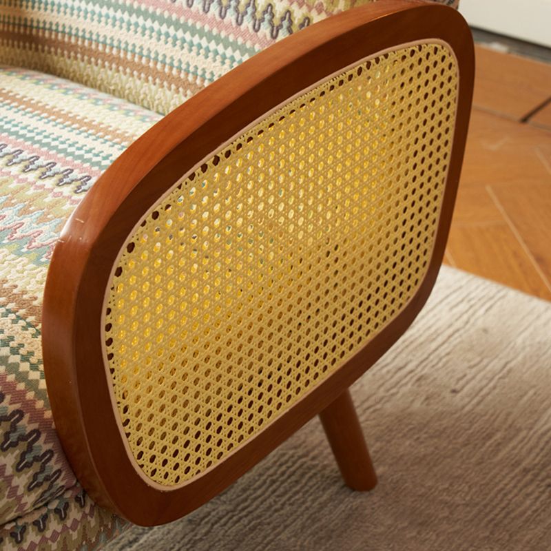 Corduroy Lounge Chair Arms Included Side Chair for Living Room