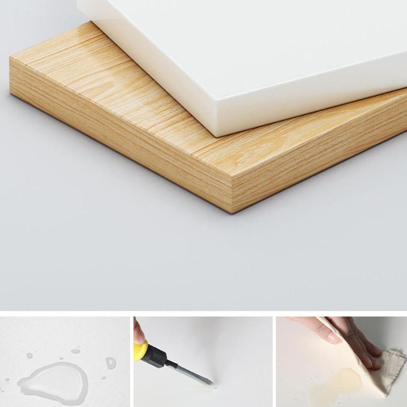 Contemporary Engineered Wood Bookcase Standard Open Back Bookshelf with Shelves