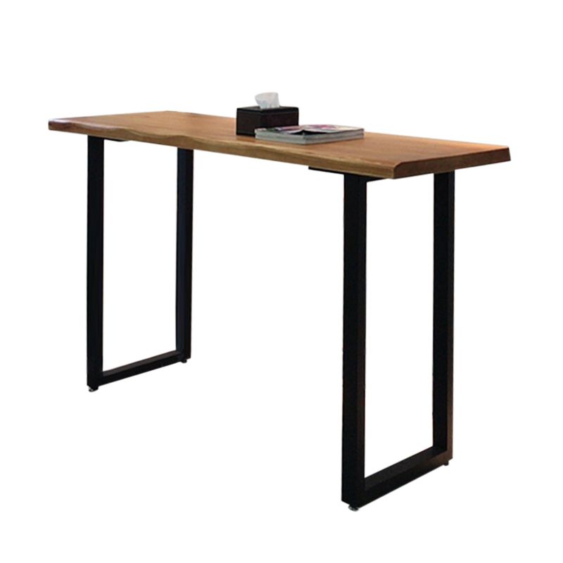 Rectangle Pub Table Modern Bar Height Solid Wood Bar Table for Indoor