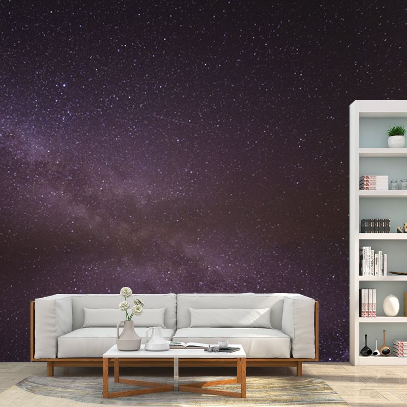 Modern Milky Way Stars Mural Asteroid Modern Waterproofing Wall Art for Home Gallery