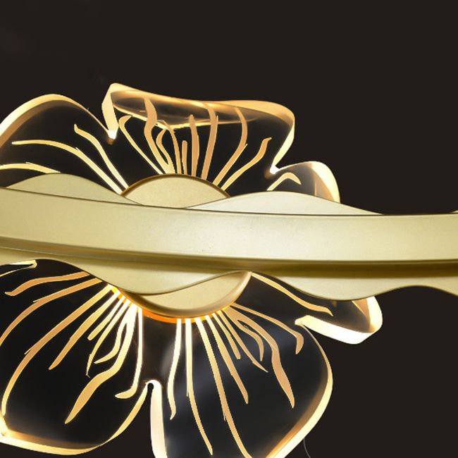 Eigentijds plafond hanglampje lichtglas hangend licht licht voor woonkamer