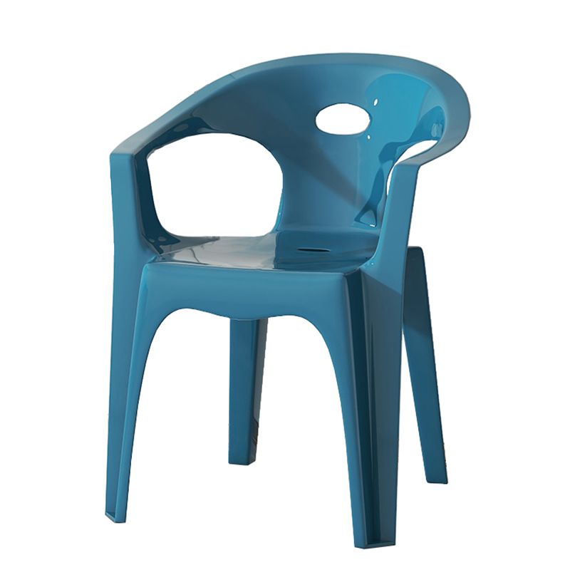 Modern Square Patio Dining Table 1/5 PCS Dining Set with Acrylic Chairs for Outdoors