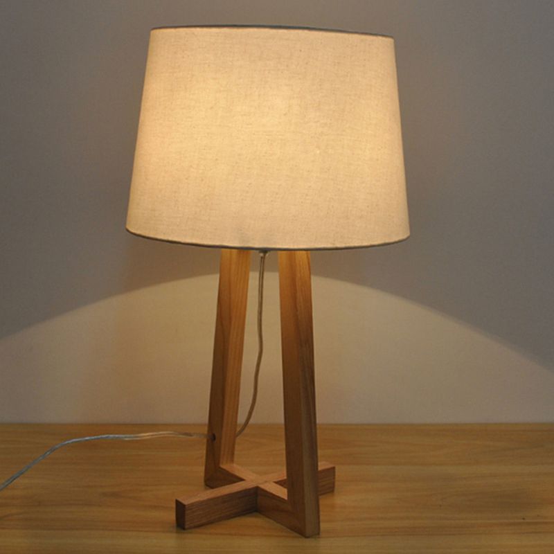 Tavolino da tavolo da tavolino minimalismo tessuto a 1 testa in legno a 2 zampe da comodino per la sala per bambini