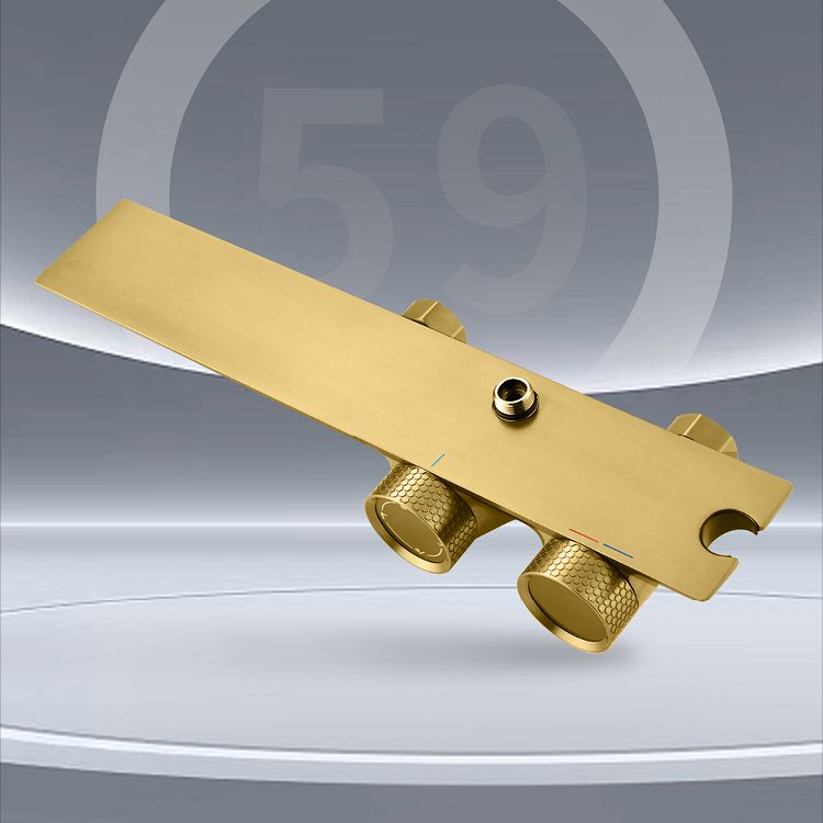 Modern Shower Faucet Brass Slide Bar Included Adjustable Shower Head Shower System