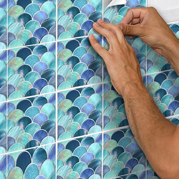 Mosaic Tile Peel and Stick Tile Kitchen Waterproof Backsplash Peel and Stick Wall Tile