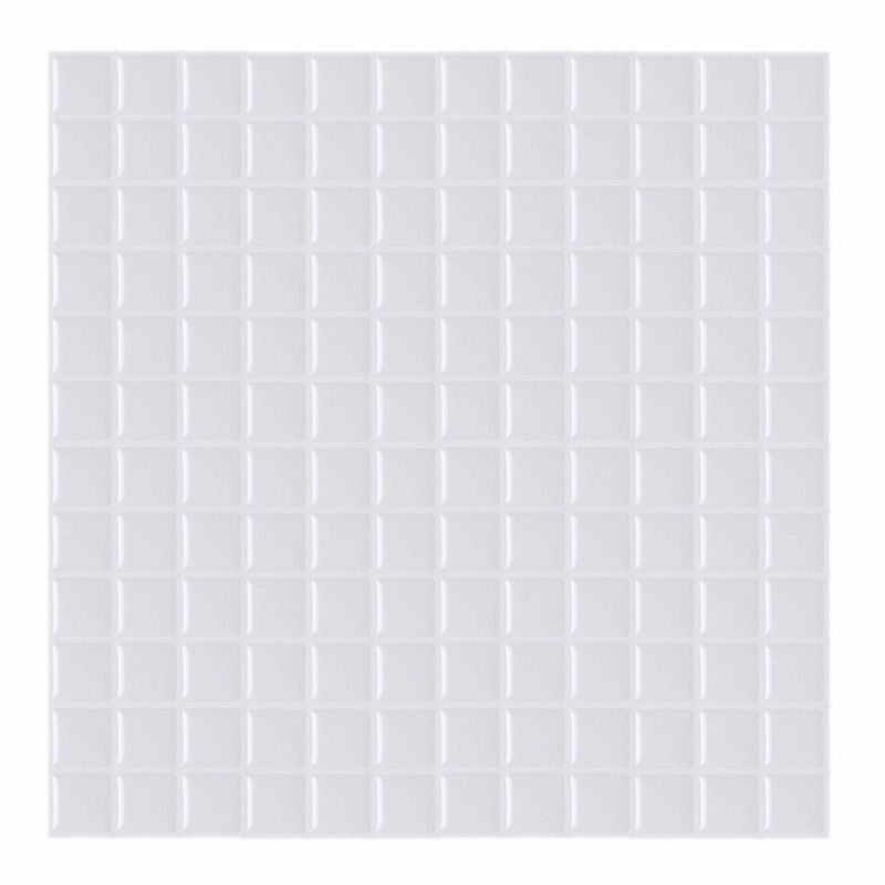Peel and Stick Tile Square Stain Resistant Mosaic Peel and Stick Tile for Kitchen