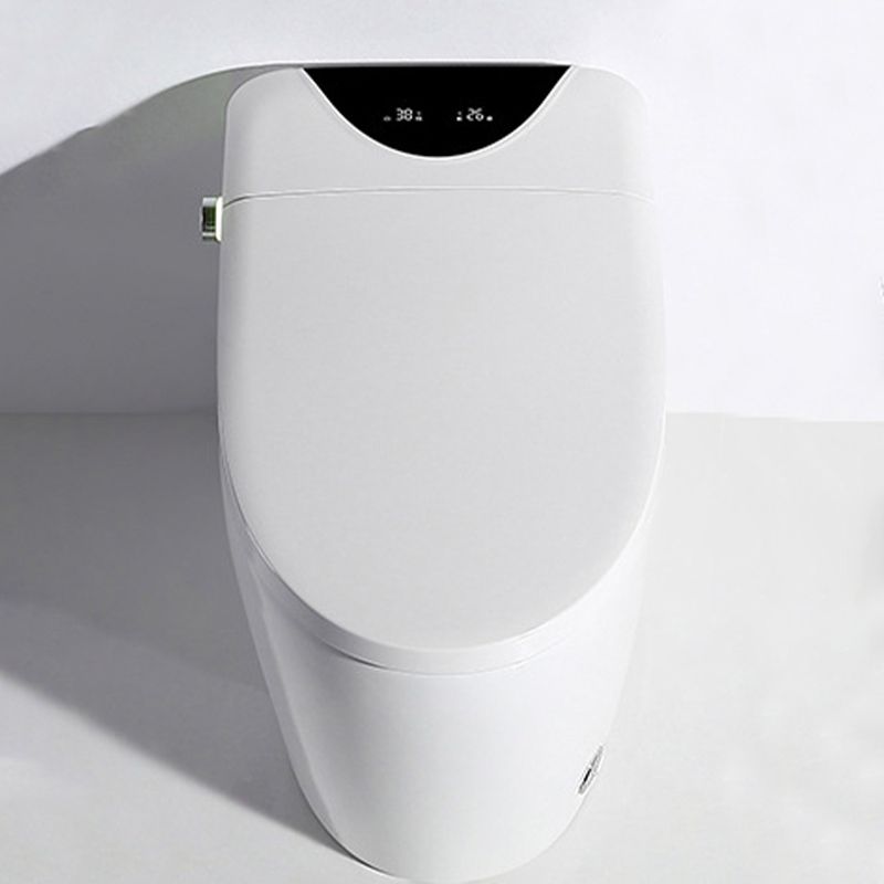 Modern Concealed Tank Toilet Skirted ABS Floor Mounted Flush Toilet with Seat