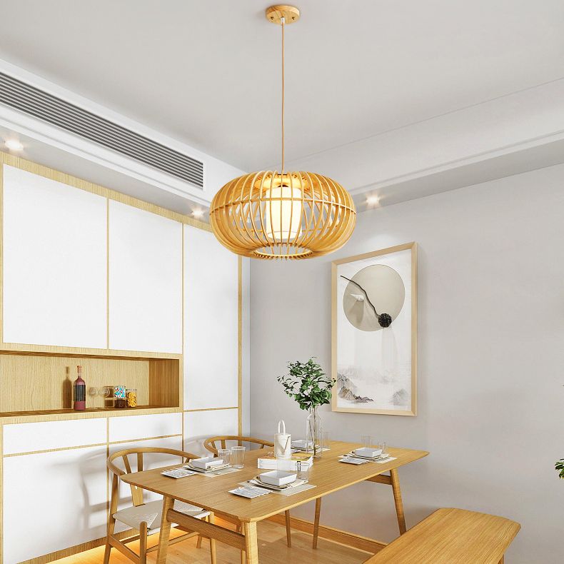 Holzkäfig Anhänger Licht modern