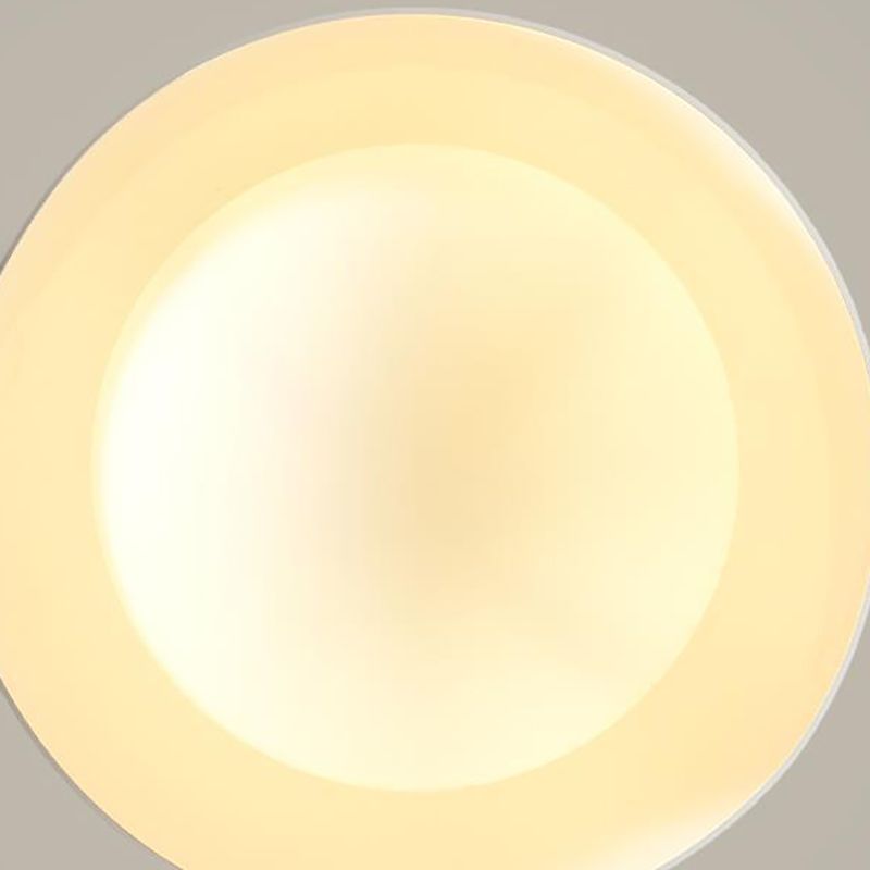 Modern Style Ceiling Light 1-Light Ceiling Mount Light with Glass Shade for Bedroom