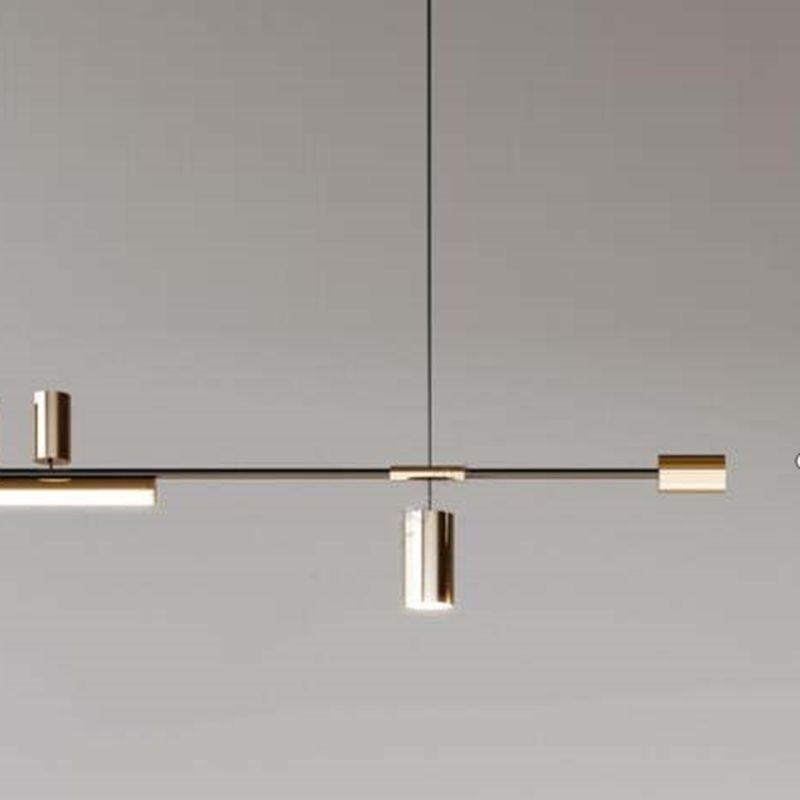 Modern LED Island Fixture Metal Ceiling Pendant Light for Kitchen