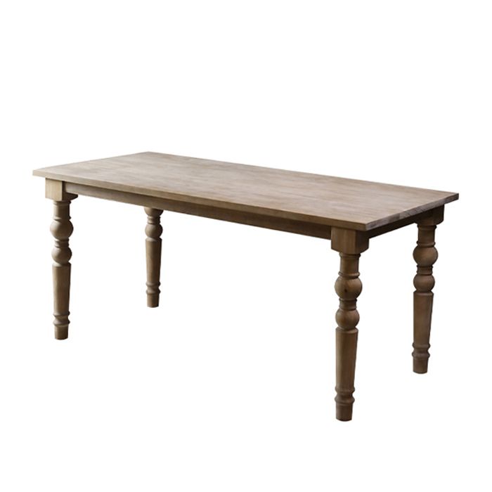 Traditional 1/2/5/7 Pieces Rectangle Dining Set Solid Wood Dining Table with Chairs