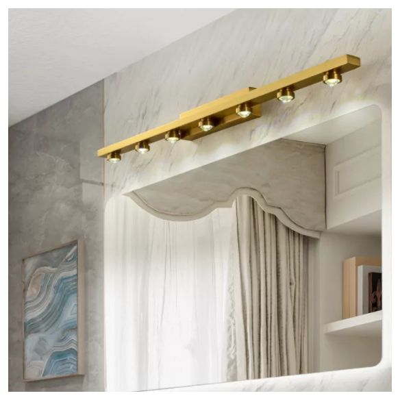 Modern Minimalist Style Bar Vanity Wall Light Fixtures Metal Vanity Lights for Toilet