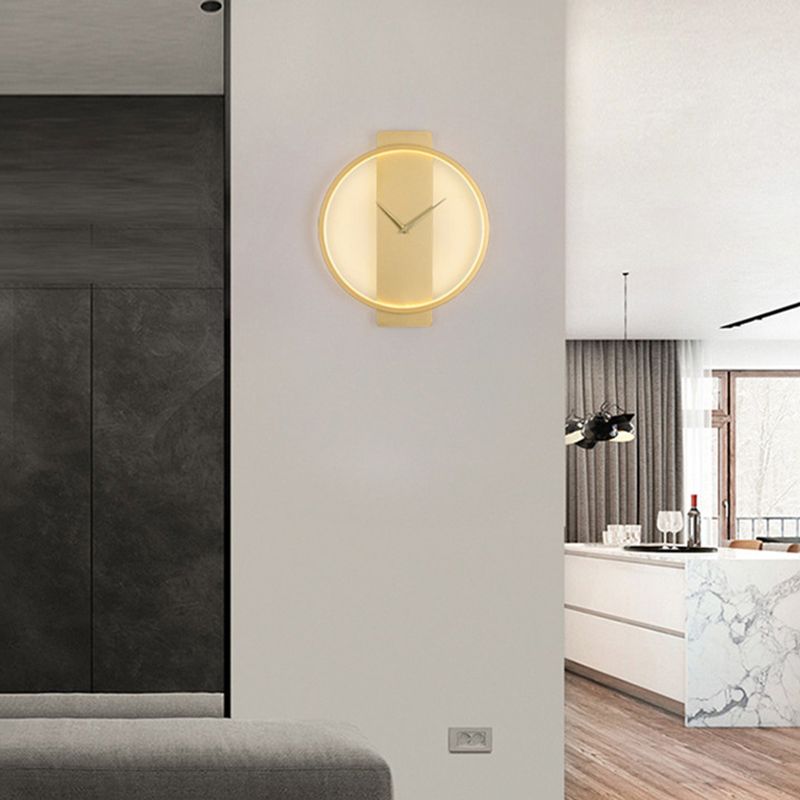 1-Light Geometric Wall Lighting Ideas Modern Style Metal LED Wall Lamp