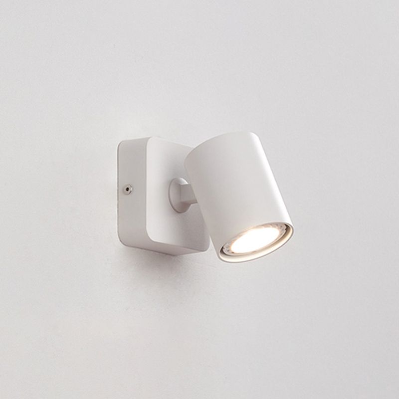 Modern Minimalist Style Cylinder Wall Light Sconces Metal 1 Light Sconce Lights for Bedroom