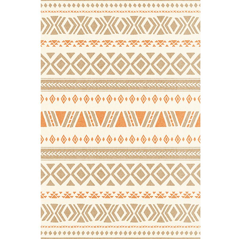 Tapis à imprimé tribal Boho-Chic tapis de support antidérapant pour décoration de maison