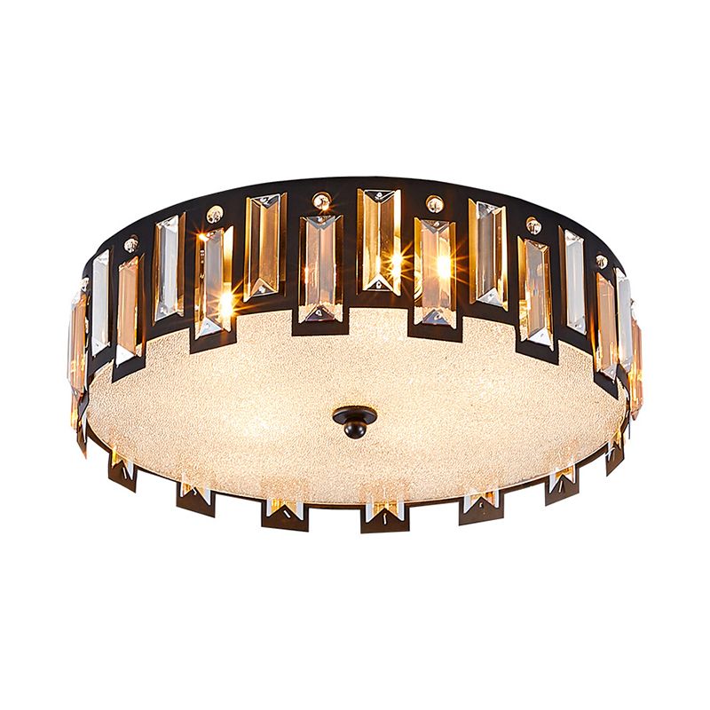 Modern Crystal Ceiling Lamp Nordic Flush Mount Light Fixture for Bedroom