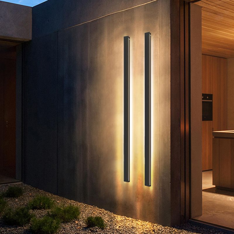 Moderner Stil Linearer Leuchtenleuchten Acryl 1 leichte Leuchten für Outdoor