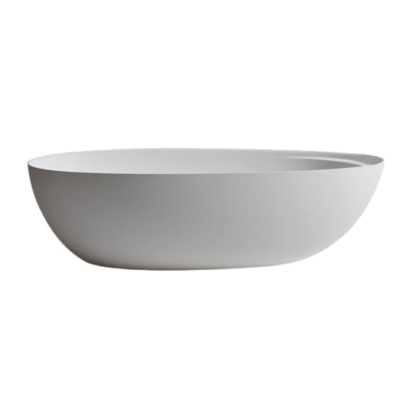 Freestanding Soaking Bathtub Antique Finish Back to Wall Bath Tub