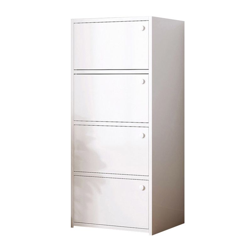 Contemporary Accent Cabinet with Doors Scratch Resistant Storage Cabinet