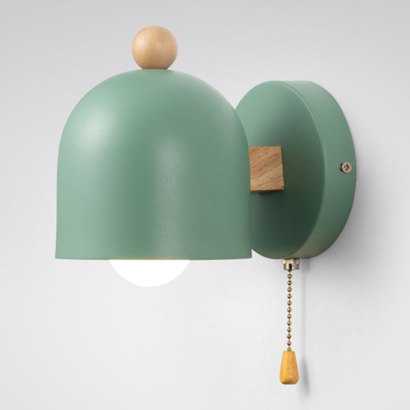 Modern Style Cylinder ShaPe Wall Sconce Metal 1 Light Sconces for Bedroom