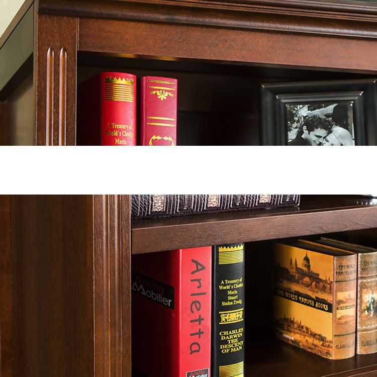 Modern Style Standard Bookshelf Solid Wood Shelf Bookcase for Home