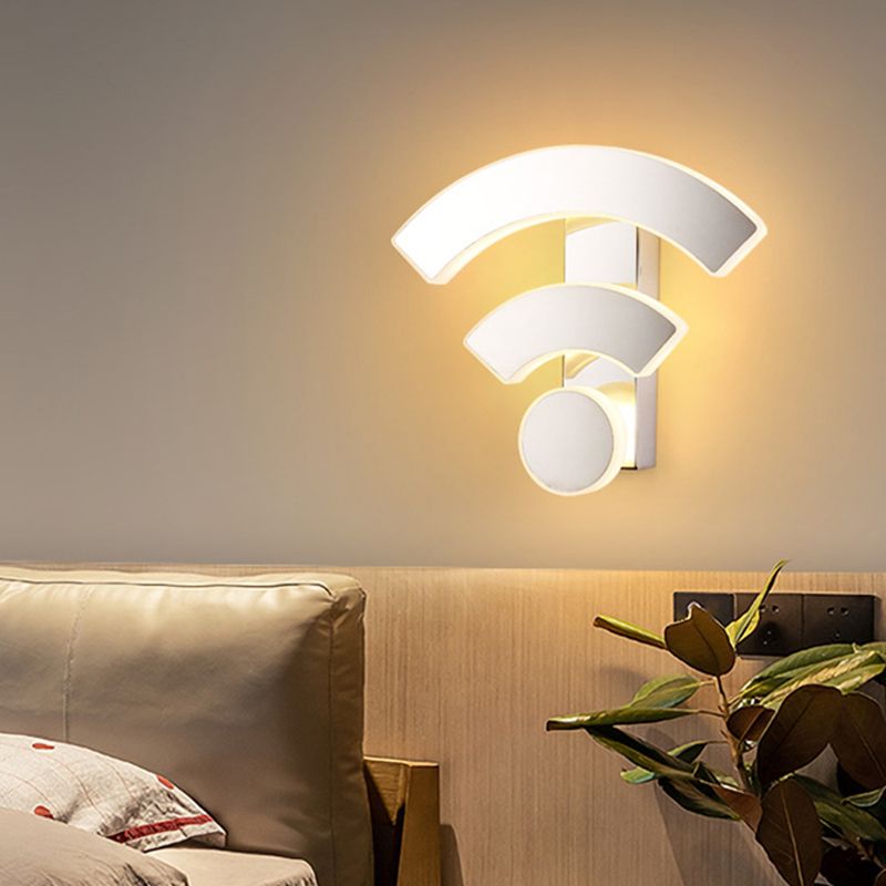 Sitting Room Wall Sconce Modern Metal Led 3 Light Simple Wall Mounted Light Fixture