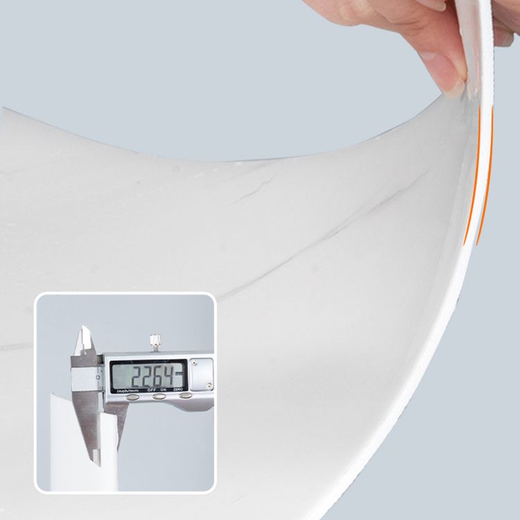 Modern Peel & Stick Field Tile PVC Rectangular Wallpaper for Kitchen Backsplash