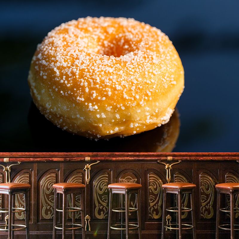 Tasty Dessert Mural Decal Modern Decorative Dessert Shop Wall Art, Stain Resistant