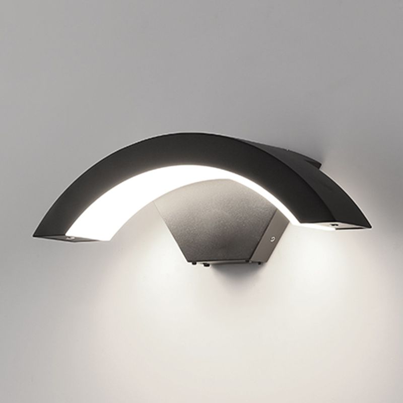 1 Light Geometric Wall Sconces Modern Style Metal Wall Mounted Lamps