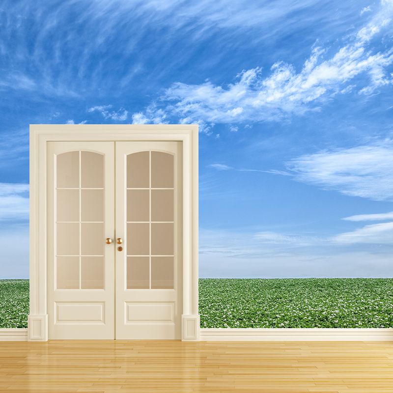 Customized Beautiful Sky Mural Mildew Resistant for Sleeping Room Decoration