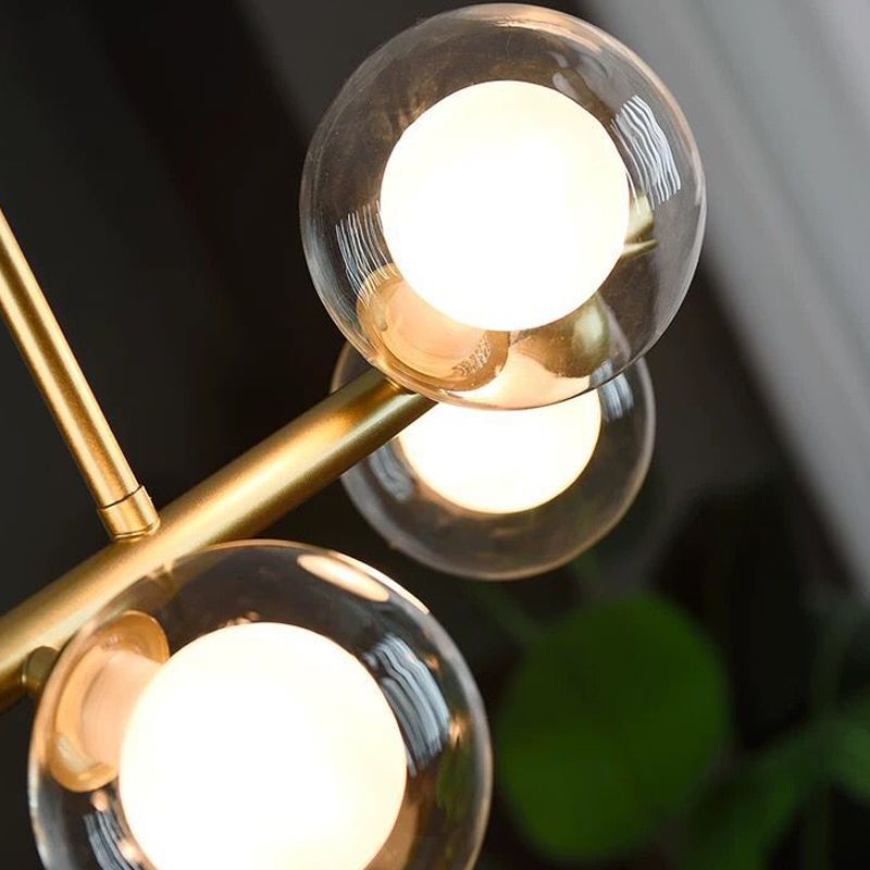 Nordic Modern Hanging Pendant Lights Global Linear Hanging Lamps for Dining Room