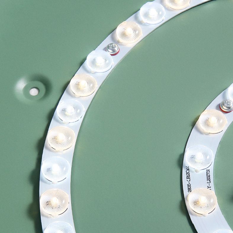 Luminaires encastrés ronds Macaron simplicité plafonniers en acrylique pour chambre à coucher