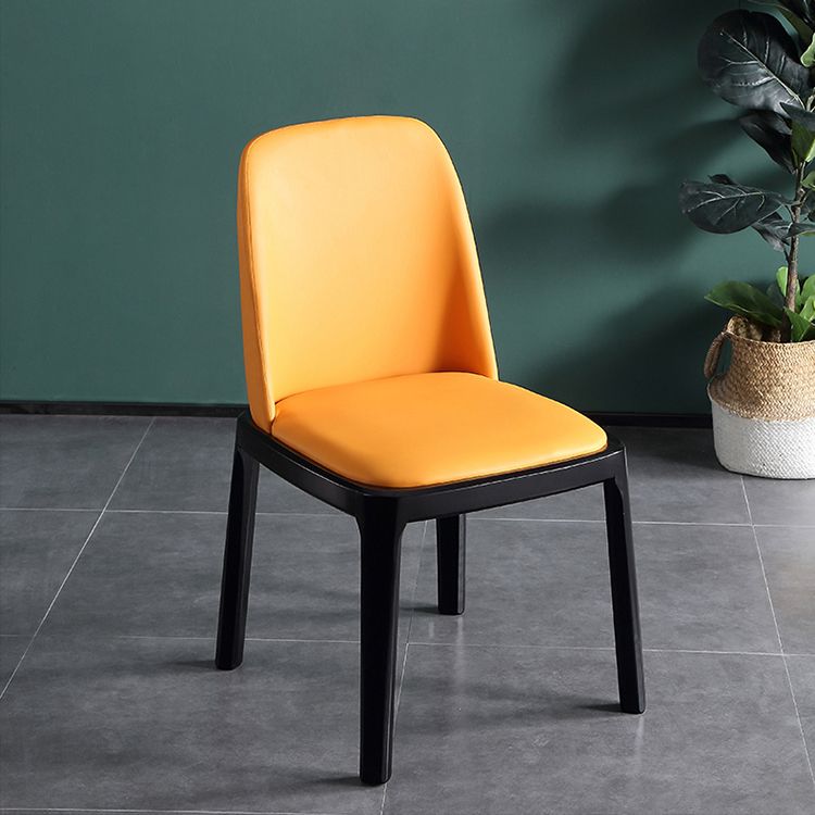 Sedia da pranzo moderna in legno massiccio sedia da pranzo parsons