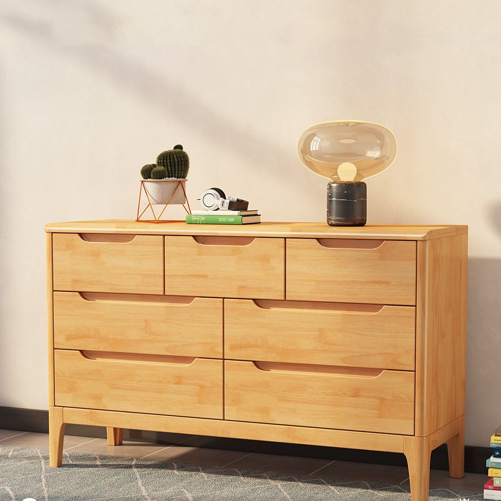 Rectangular Wood Chest Modern Style 5/6/7 - Drawer Accent Chest
