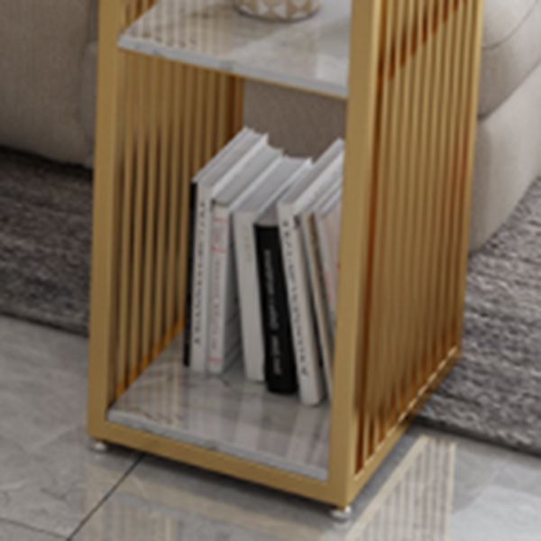 Luxurious Rectangle Marble Bar Table Set 1/3 Pieces Counter Table with High Stools