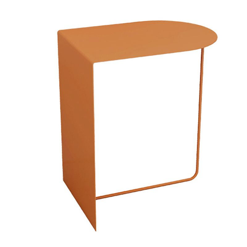 19.69" Tall Mid-century Side End Table Metal Abstract Sofa Side Accent Table