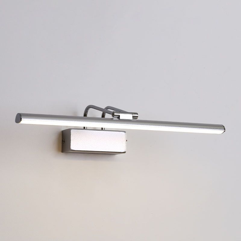 Luci di applique a parete lineare moderna Metal 1 Light Sconce Light con ombra acrilica