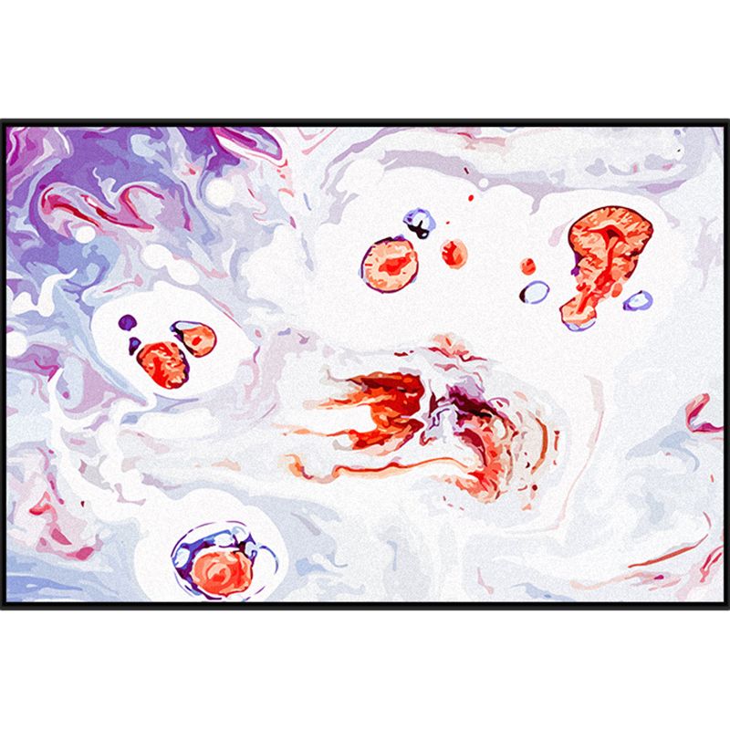 Dazzling Modern Rug Multicolor Abstract Print Rug Non-Slip Machine Washable Stain Resistant Rug for Drawing Room