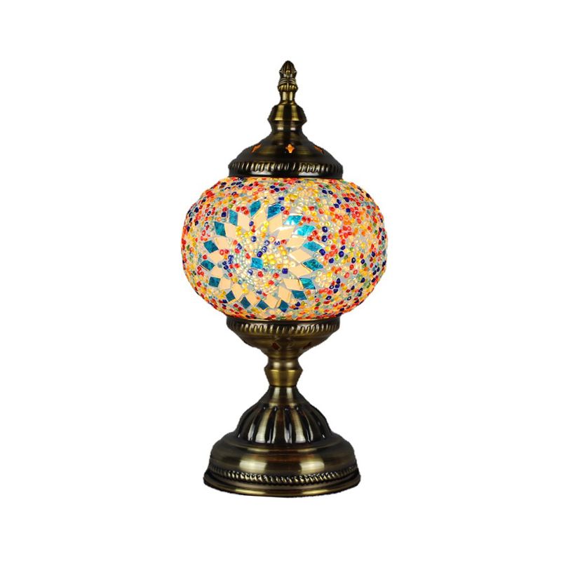 Fun a sud -est asiatico a mosaico turco scrivania leggera lampada da tavolo da tavolo da tavolo