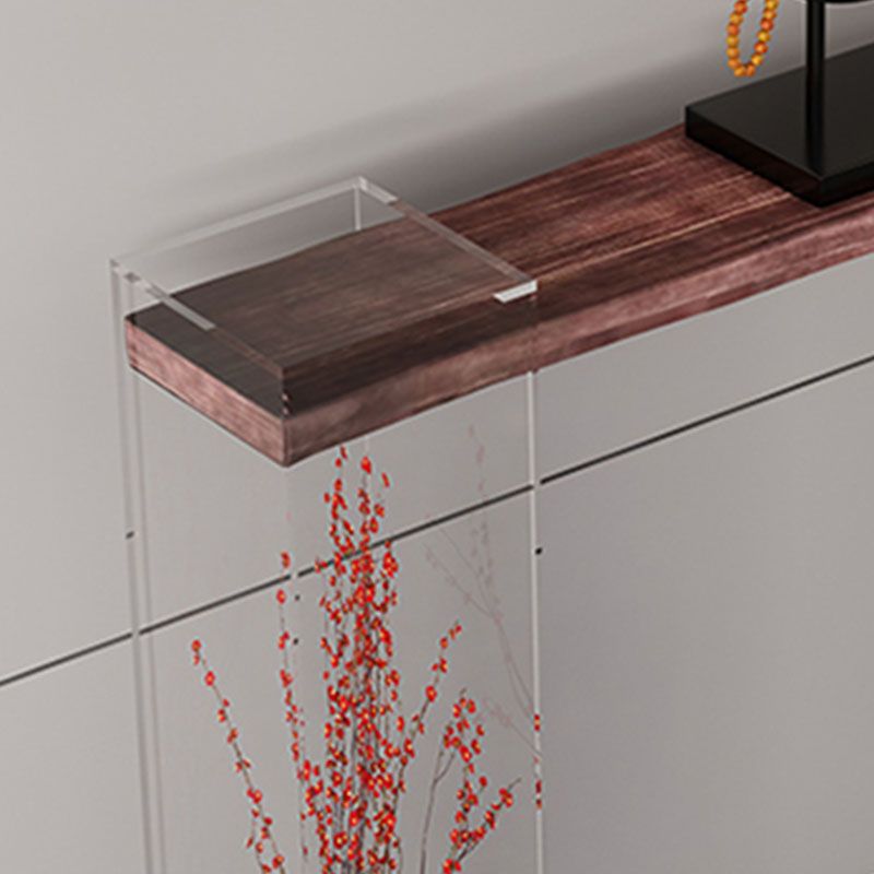Contemporary Rectangle Shape Console Table Wooden Console Sofa Table