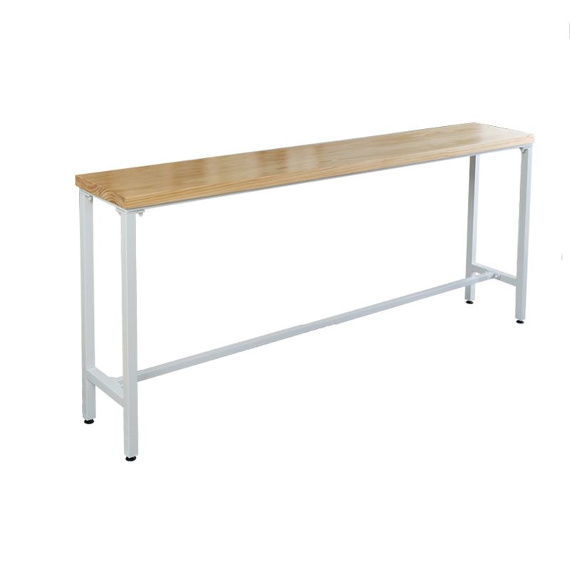 Modern Rectangle Bar Counter Table Wood Bar Counter Table for Restaurant