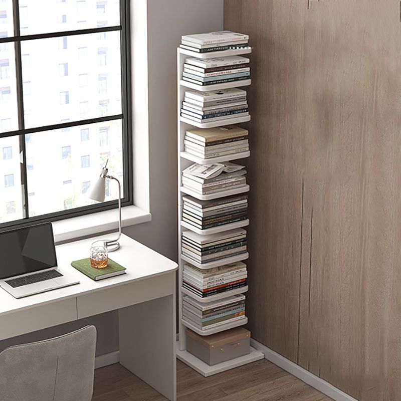 Modern Engineered Wood Bookshelf Standard Bookcase with Shelves