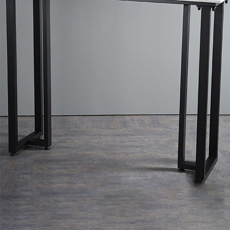 Industrial Bar Height Table Stone Top Bistro Bar Table for Patio Use